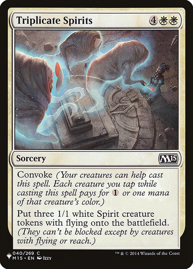 Triplicate Spirits [The List] | Eastridge Sports Cards & Games