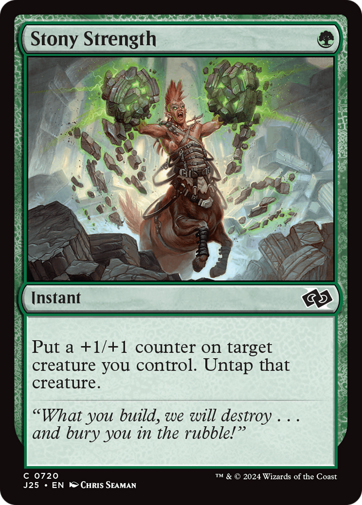 Stony Strength [Foundations Jumpstart] | Eastridge Sports Cards & Games