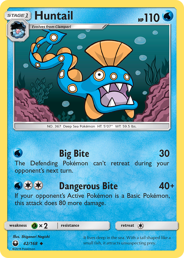 Huntail (42/168) [Sun & Moon: Celestial Storm] | Eastridge Sports Cards & Games