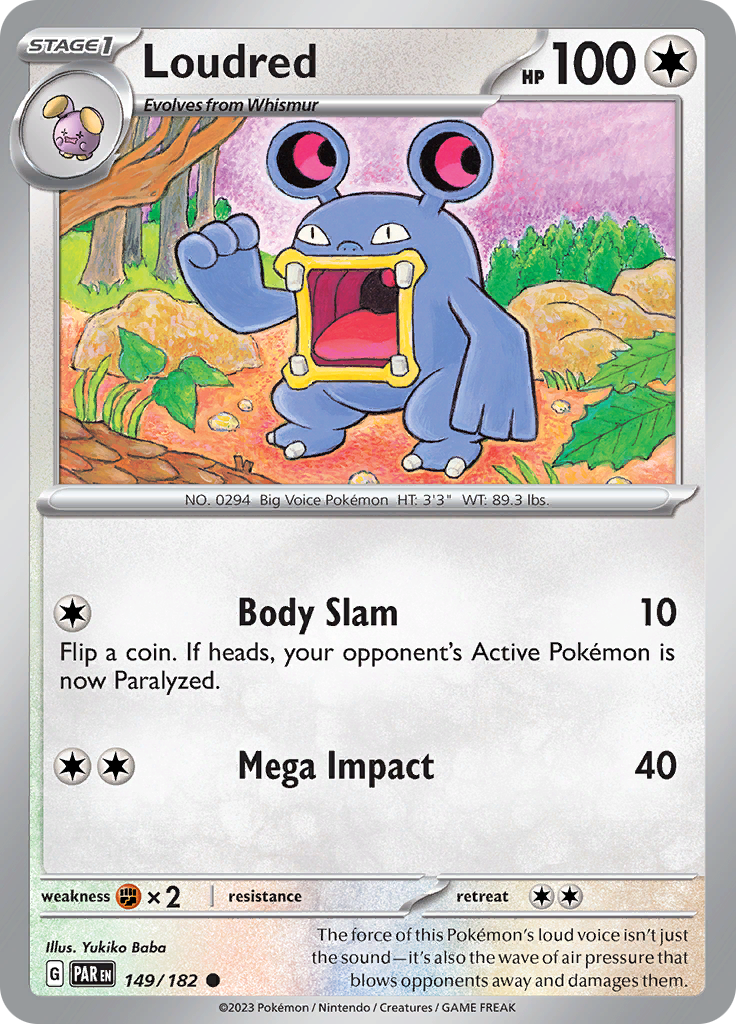 Loudred (149/182) [Scarlet & Violet: Paradox Rift] | Eastridge Sports Cards & Games