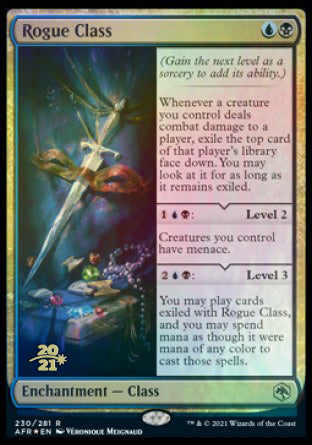 Rogue Class [Dungeons & Dragons: Adventures in the Forgotten Realms Prerelease Promos] | Eastridge Sports Cards & Games