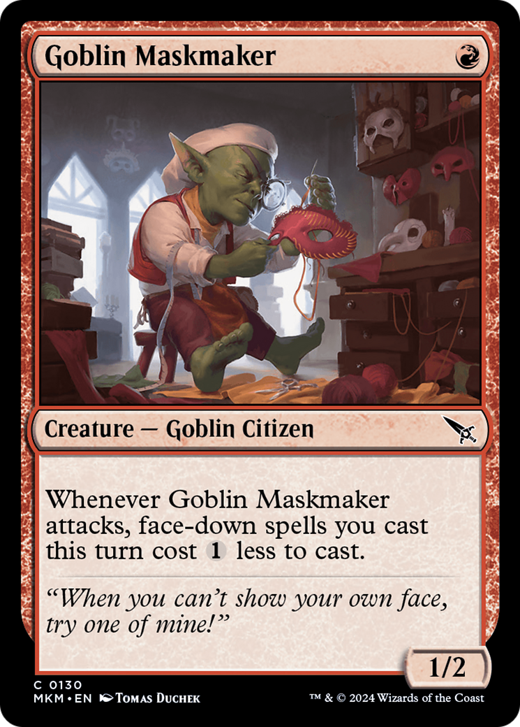 Goblin Maskmaker [Murders at Karlov Manor] | Eastridge Sports Cards & Games