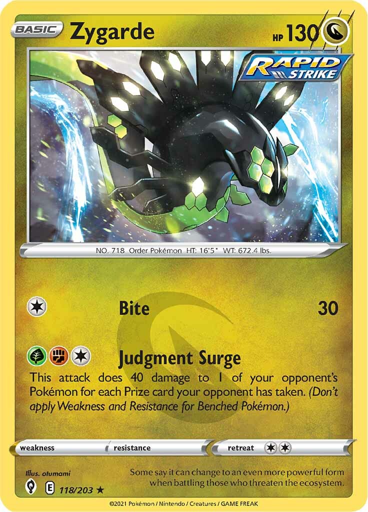 Zygarde (118/203) [Sword & Shield: Evolving Skies] | Eastridge Sports Cards & Games