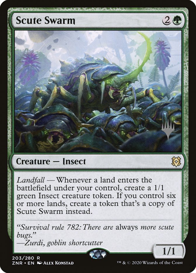 Scute Swarm (Promo Pack) [Zendikar Rising Promos] | Eastridge Sports Cards & Games