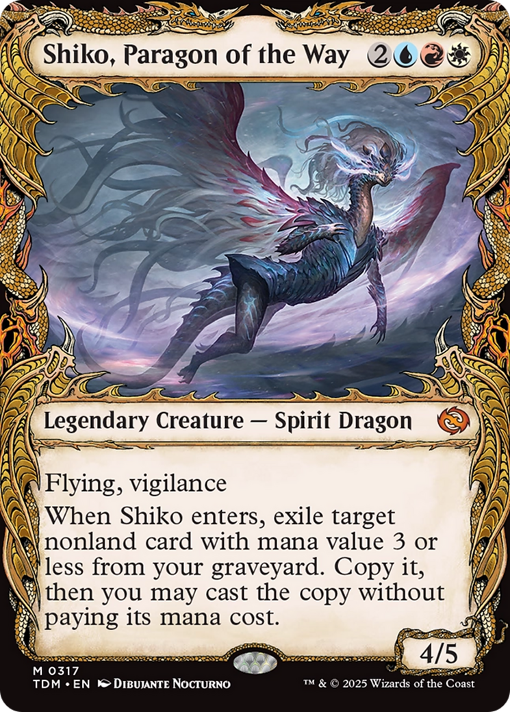 Shiko, Paragon of the Way (Showcase) [Tarkir: Dragonstorm] | Eastridge Sports Cards & Games