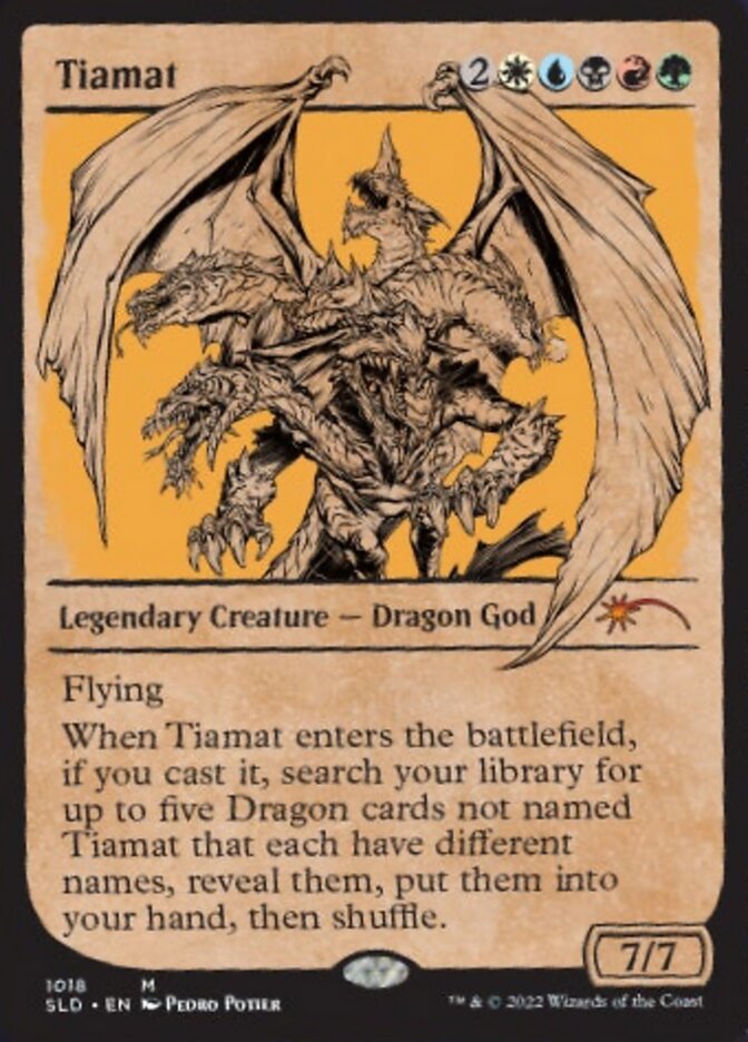 Tiamat (Showcase) [Secret Lair Drop Series] | Eastridge Sports Cards & Games