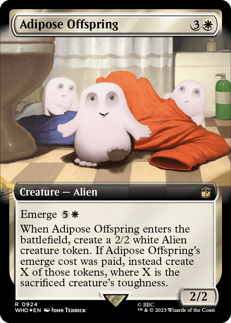 Adipose Offspring (Extended Art) (Surge Foil) [Doctor Who] | Eastridge Sports Cards & Games