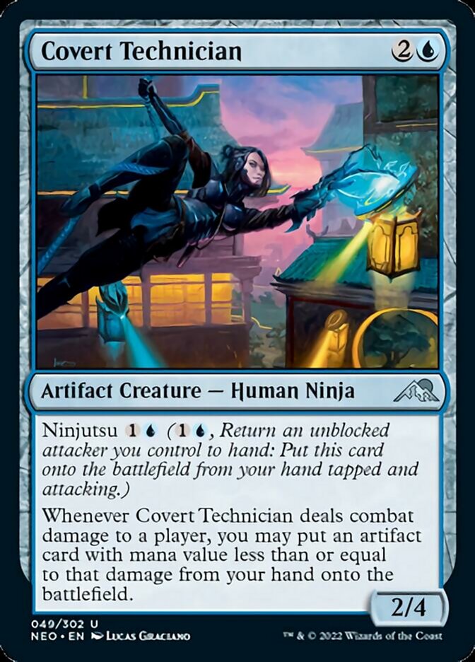 Covert Technician [Kamigawa: Neon Dynasty] | Eastridge Sports Cards & Games