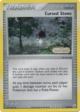 Cursed Stone (72/92) (Stamped) [EX: Legend Maker] | Eastridge Sports Cards & Games