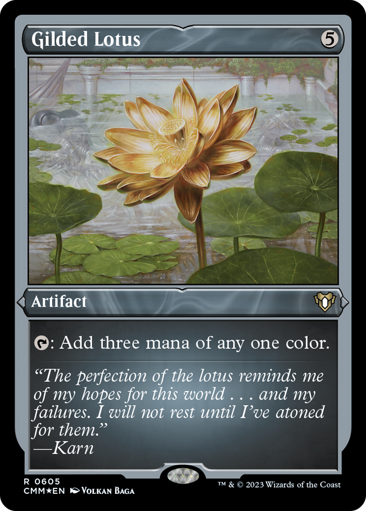 Gilded Lotus (Foil Etched) [Commander Masters] | Eastridge Sports Cards & Games