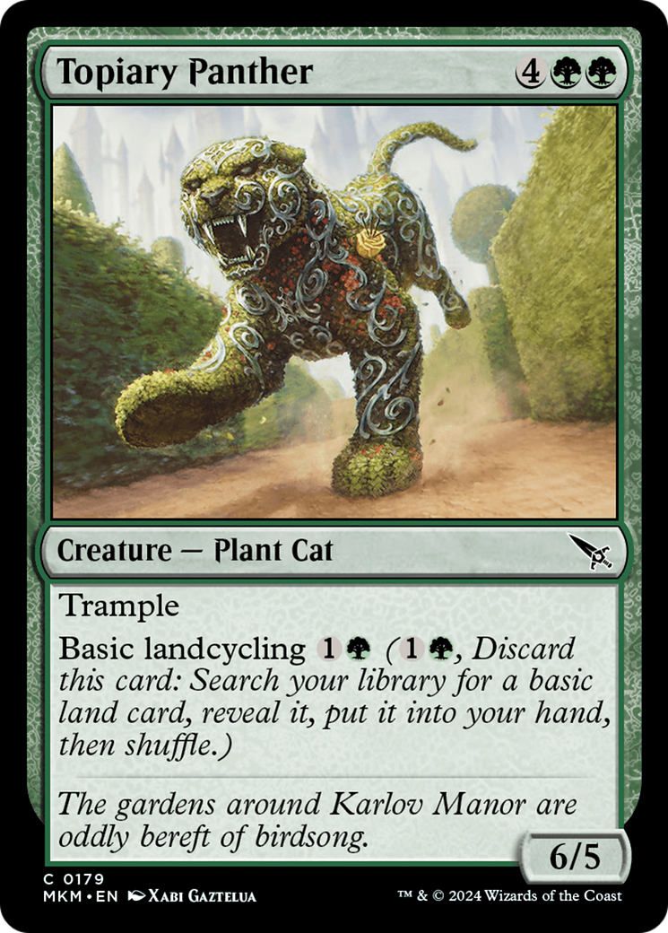 Topiary Panther [Murders at Karlov Manor] | Eastridge Sports Cards & Games