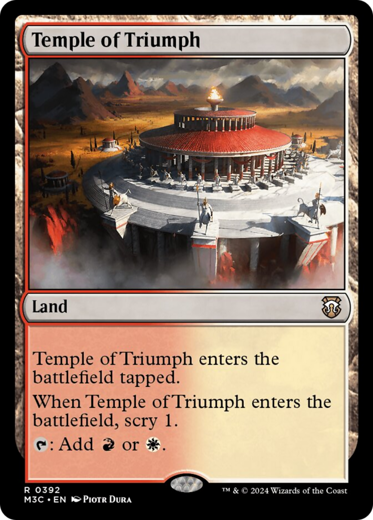 Temple of Triumph [Modern Horizons 3 Commander] | Eastridge Sports Cards & Games