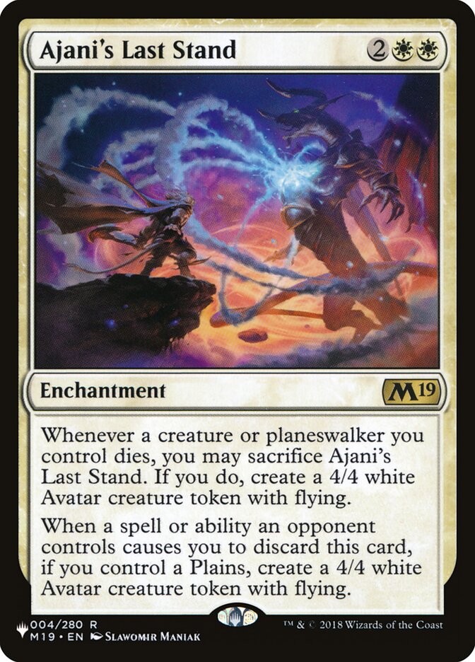 Ajani's Last Stand [The List] | Eastridge Sports Cards & Games