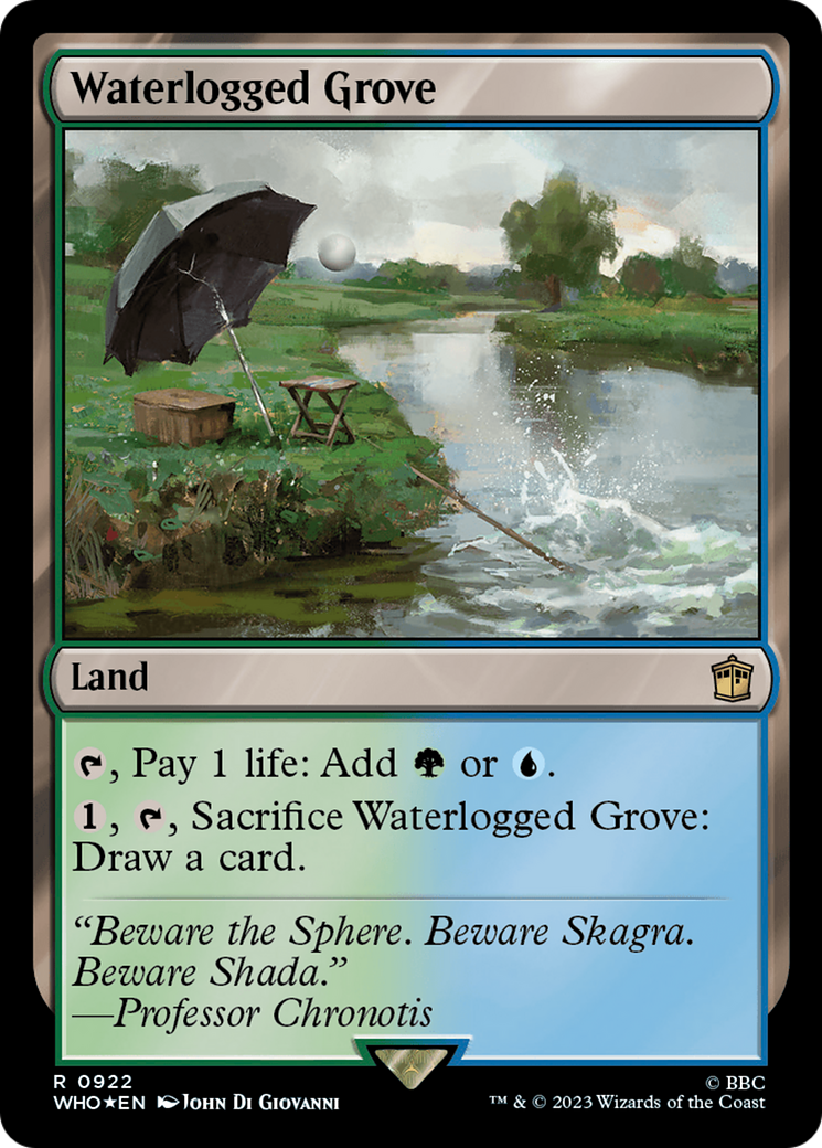 Waterlogged Grove (Surge Foil) [Doctor Who] | Eastridge Sports Cards & Games