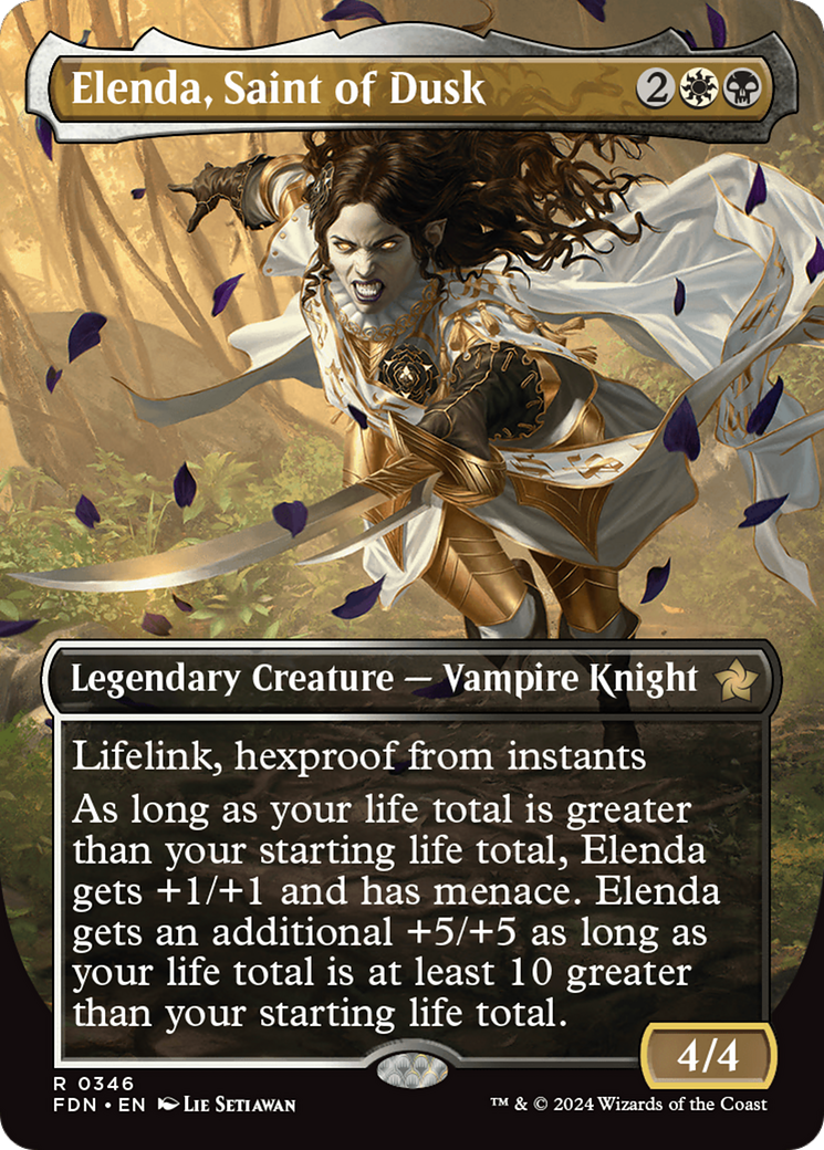 Elenda, Saint of Dusk (Borderless) [Foundations] | Eastridge Sports Cards & Games