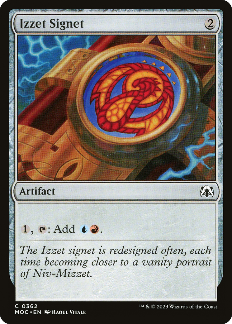 Izzet Signet [March of the Machine Commander] | Eastridge Sports Cards & Games