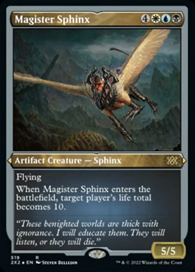 Magister Sphinx (Foil Etched) [Double Masters 2022] | Eastridge Sports Cards & Games