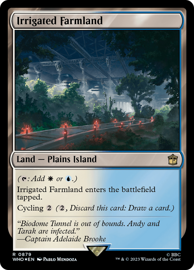 Irrigated Farmland (Surge Foil) [Doctor Who] | Eastridge Sports Cards & Games