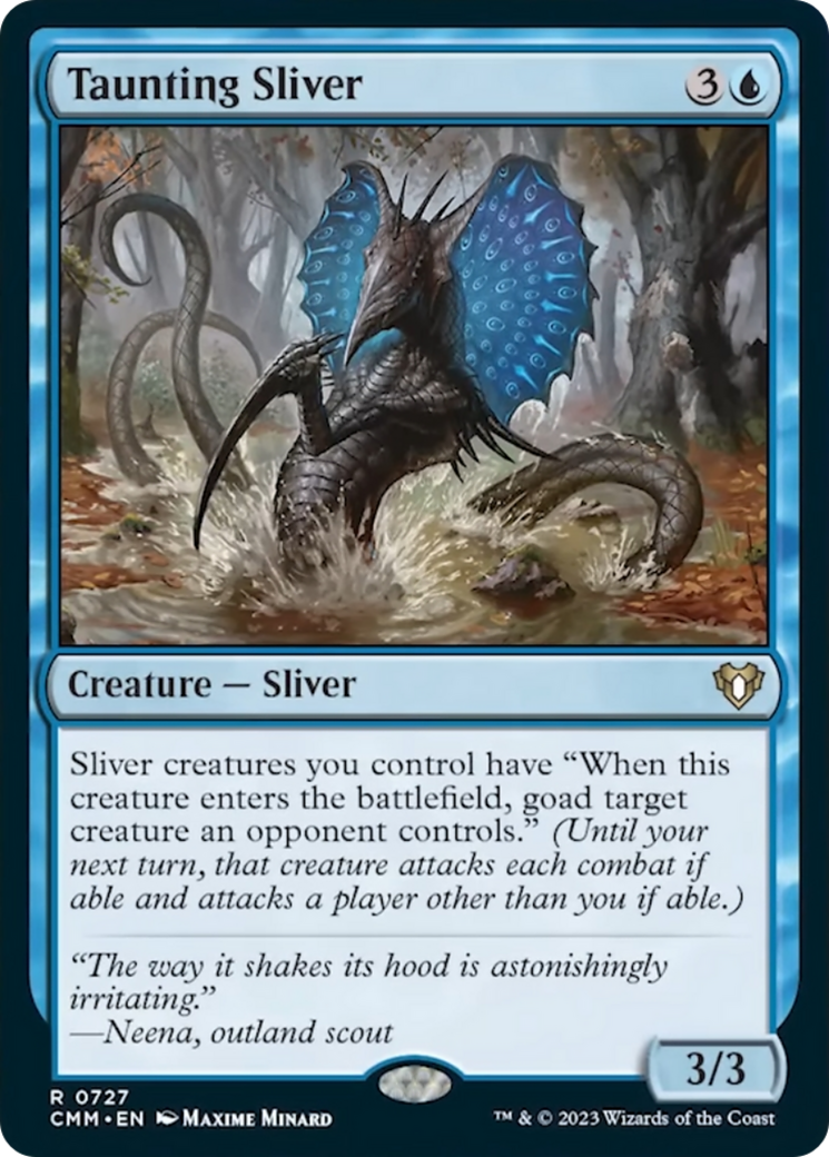 Taunting Sliver [Commander Masters] | Eastridge Sports Cards & Games