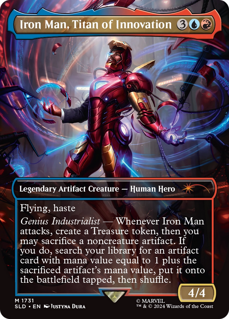 Iron Man, Titan of Innovation (Rainbow Foil) [Secret Lair Drop Series] | Eastridge Sports Cards & Games