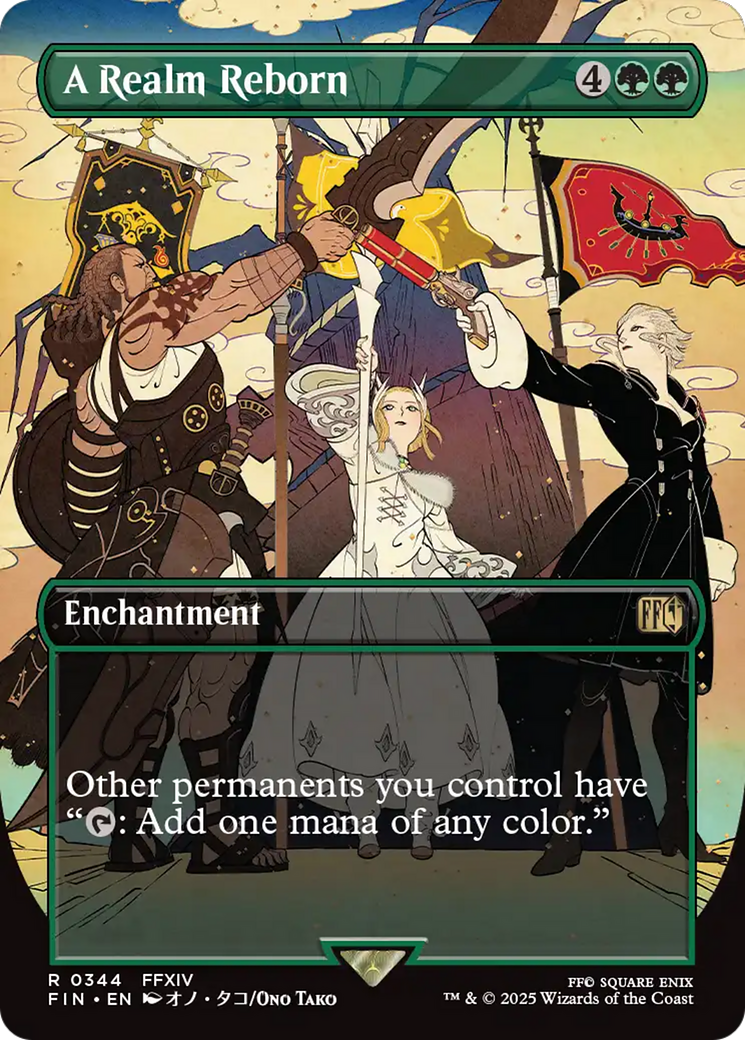 A Realm Reborn (Borderless) [FINAL FANTASY] | Eastridge Sports Cards & Games