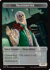 Shapeshifter // Golem (0013) Double-Sided Token [Edge of Eternities Commander Tokens] | Eastridge Sports Cards & Games
