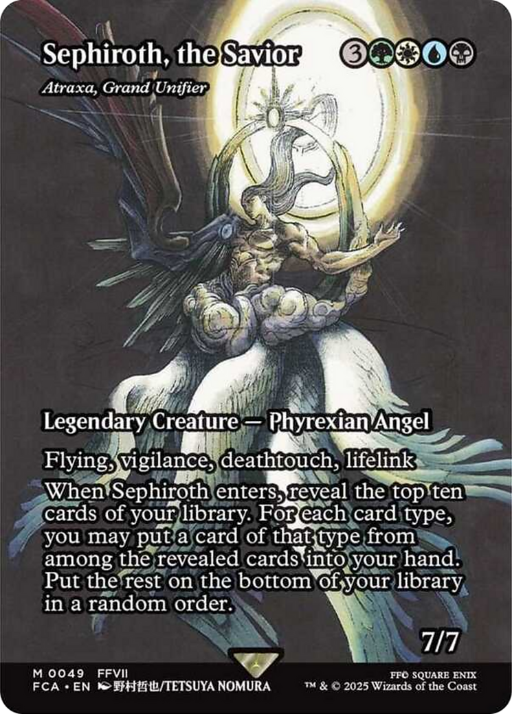 Sephiroth, the Savior - Atraxa, Grand Unifier (Showcase) [FINAL FANTASY : Through the Ages] | Eastridge Sports Cards & Games