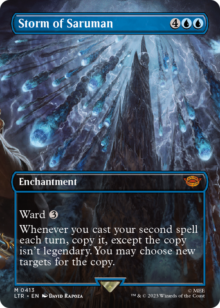 Storm of Saruman (Borderless Alternate Art) [The Lord of the Rings: Tales of Middle-Earth] | Eastridge Sports Cards & Games