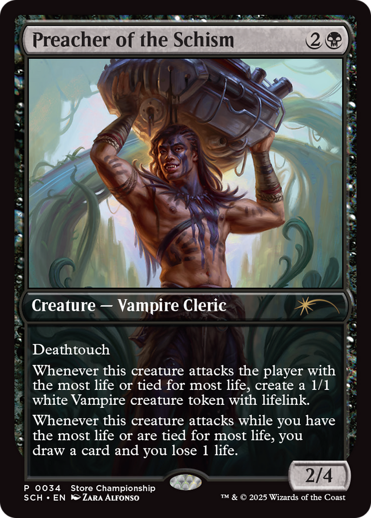 Preacher of the Schism [Store Championships 2025] | Eastridge Sports Cards & Games