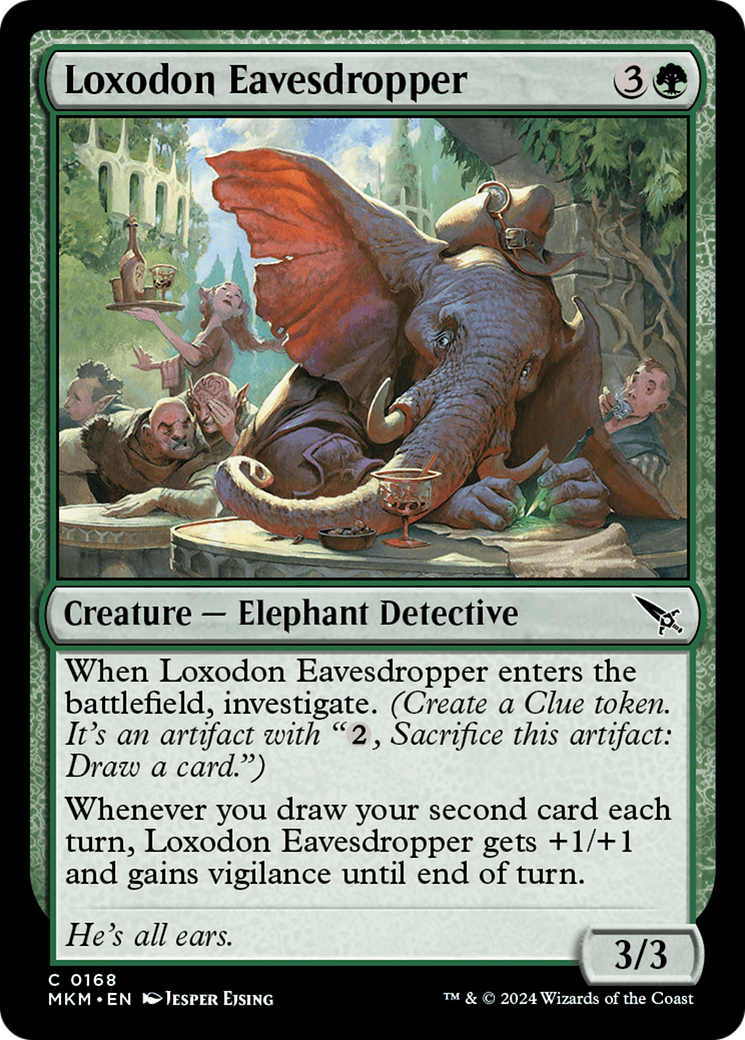 Loxodon Eavesdropper [Murders at Karlov Manor] | Eastridge Sports Cards & Games