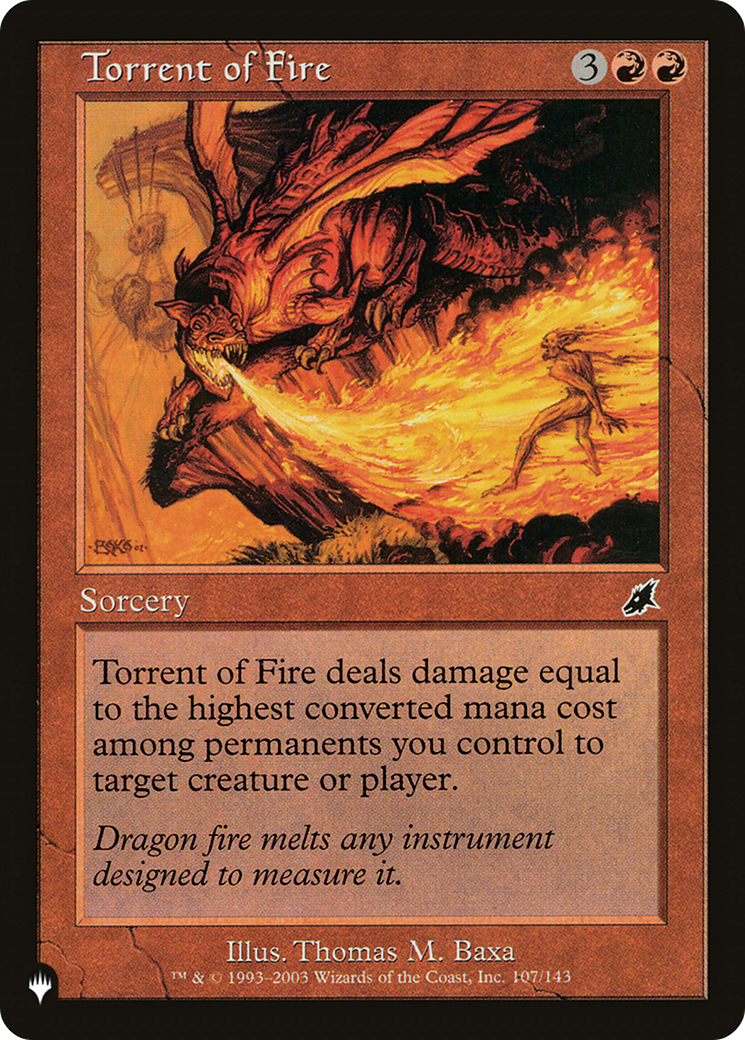 Torrent of Fire [The List Reprints] | Eastridge Sports Cards & Games