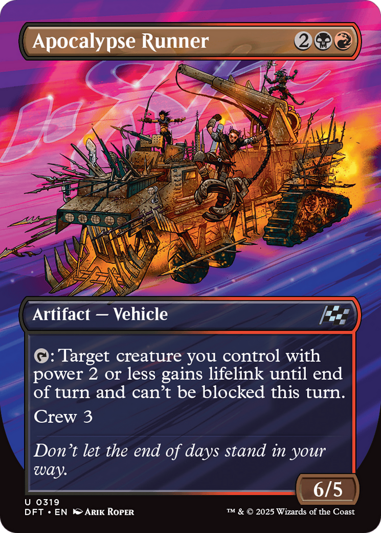 Apocalypse Runner (Borderless) [Aetherdrift] | Eastridge Sports Cards & Games