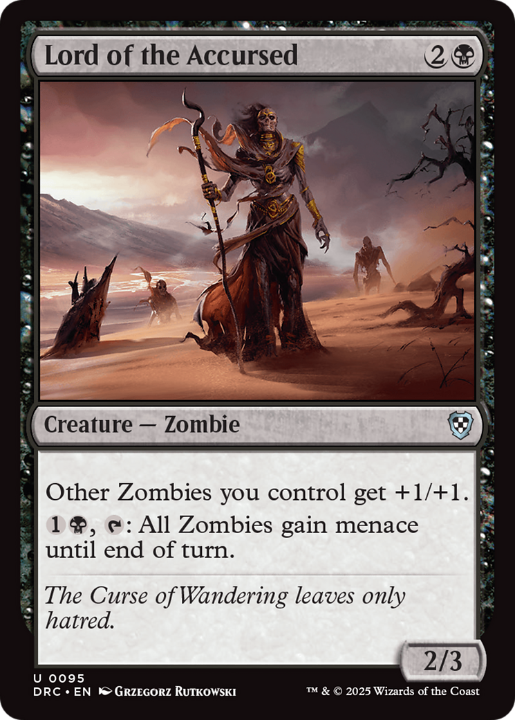 Lord of the Accursed [Aetherdrift Commander] | Eastridge Sports Cards & Games