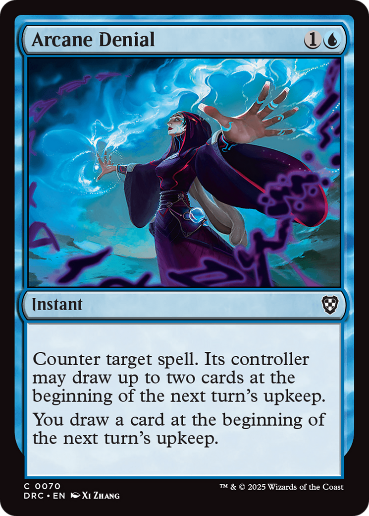 Arcane Denial [Aetherdrift Commander] | Eastridge Sports Cards & Games