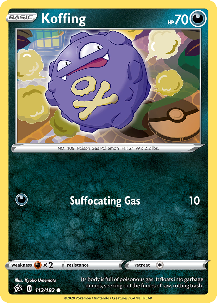 Koffing (112/192) [Sword & Shield: Rebel Clash] | Eastridge Sports Cards & Games