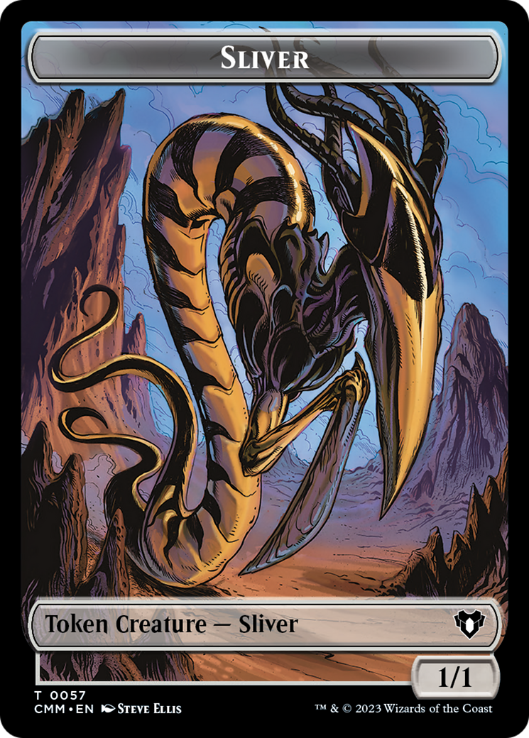 Sliver Army // Sliver Double-Sided Token [Commander Masters Tokens] | Eastridge Sports Cards & Games