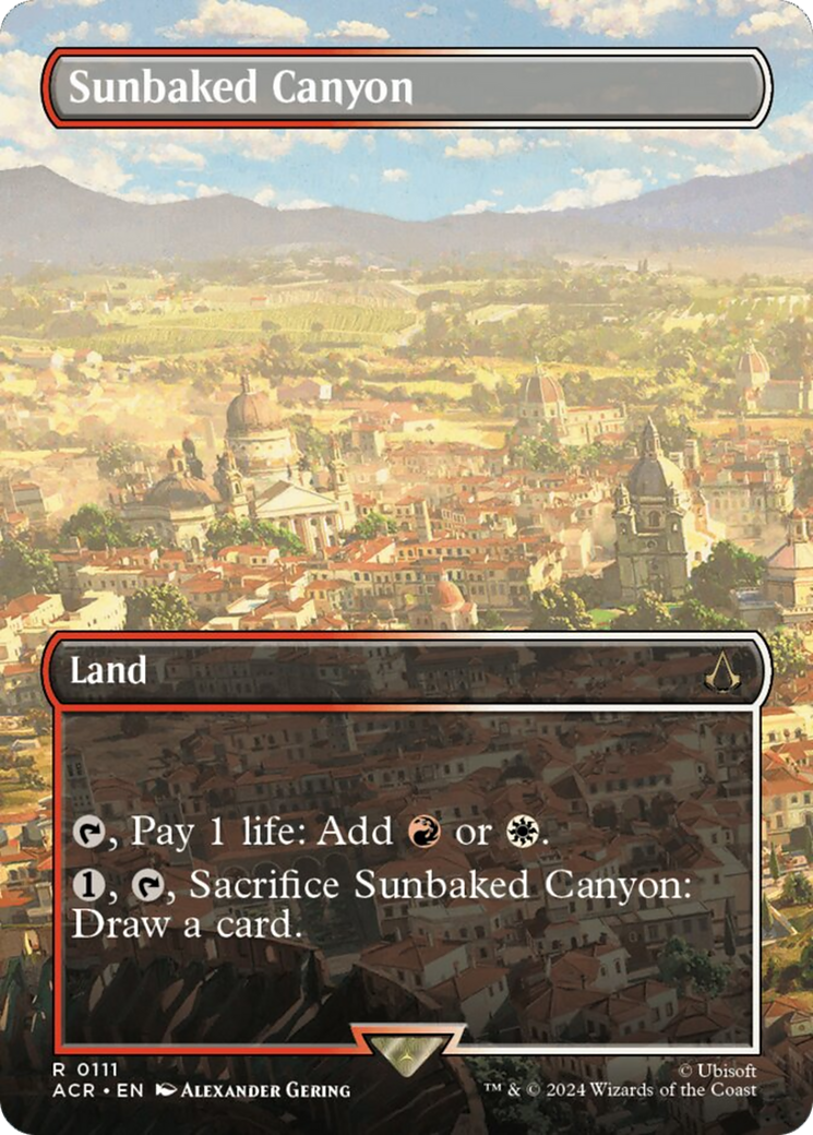 Sunbaked Canyon (Borderless) [Assassin's Creed] | Eastridge Sports Cards & Games