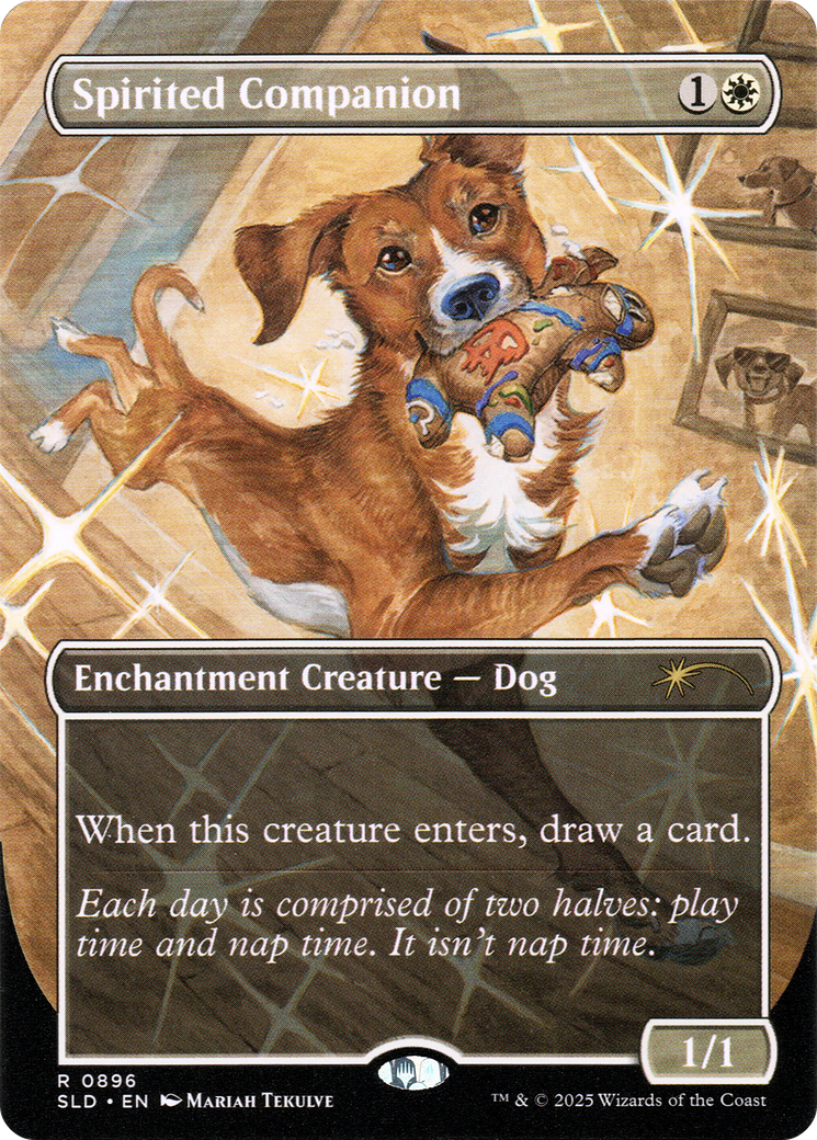 Spirited Companion (0896) (Rainbow Foil) [Secret Lair Drop Series] | Eastridge Sports Cards & Games