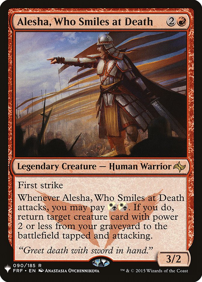 Alesha, Who Smiles at Death [The List] | Eastridge Sports Cards & Games