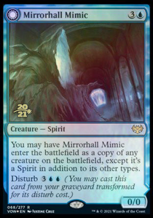 Mirrorhall Mimic // Ghastly Mimicry [Innistrad: Crimson Vow Prerelease Promos] | Eastridge Sports Cards & Games