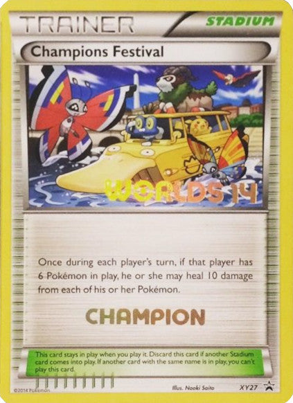 Champions Festival (XY27) (2014 Champion) [XY: Black Star Promos] | Eastridge Sports Cards & Games