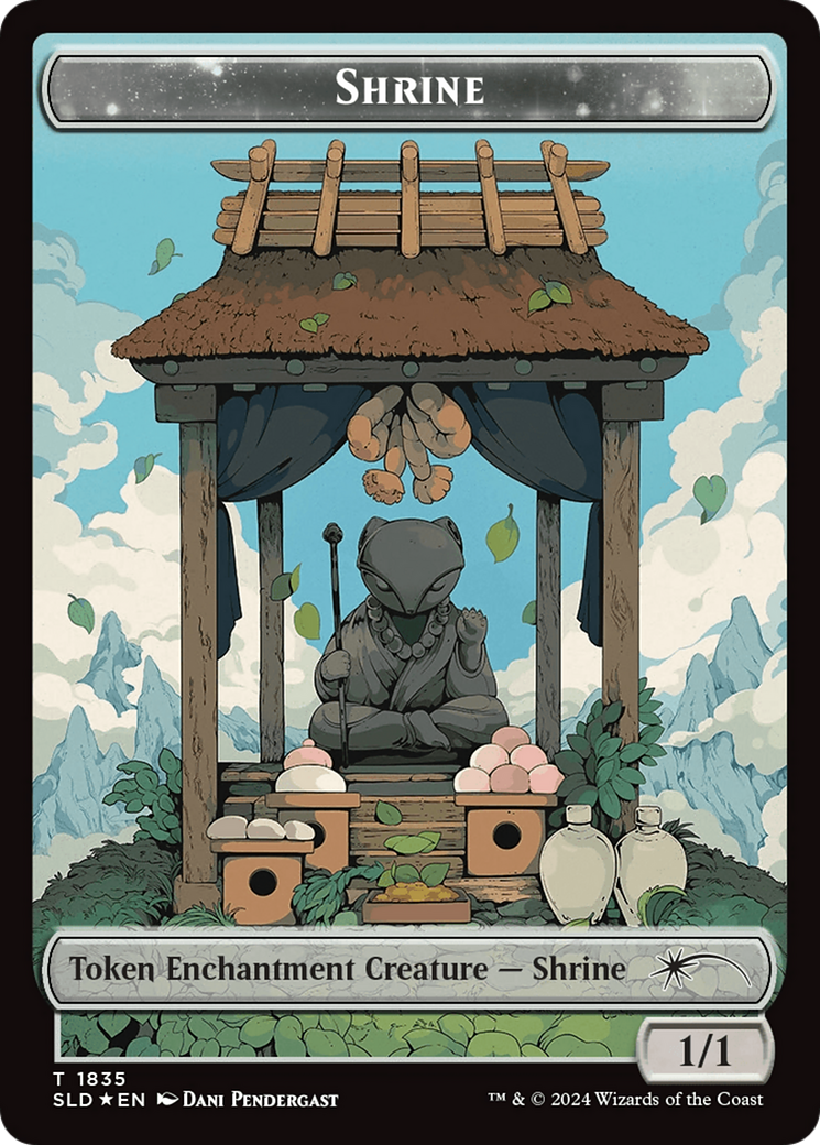 Shrine Token (Rainbow Foil) [Secret Lair: From Cute to Brute Tokens] | Eastridge Sports Cards & Games