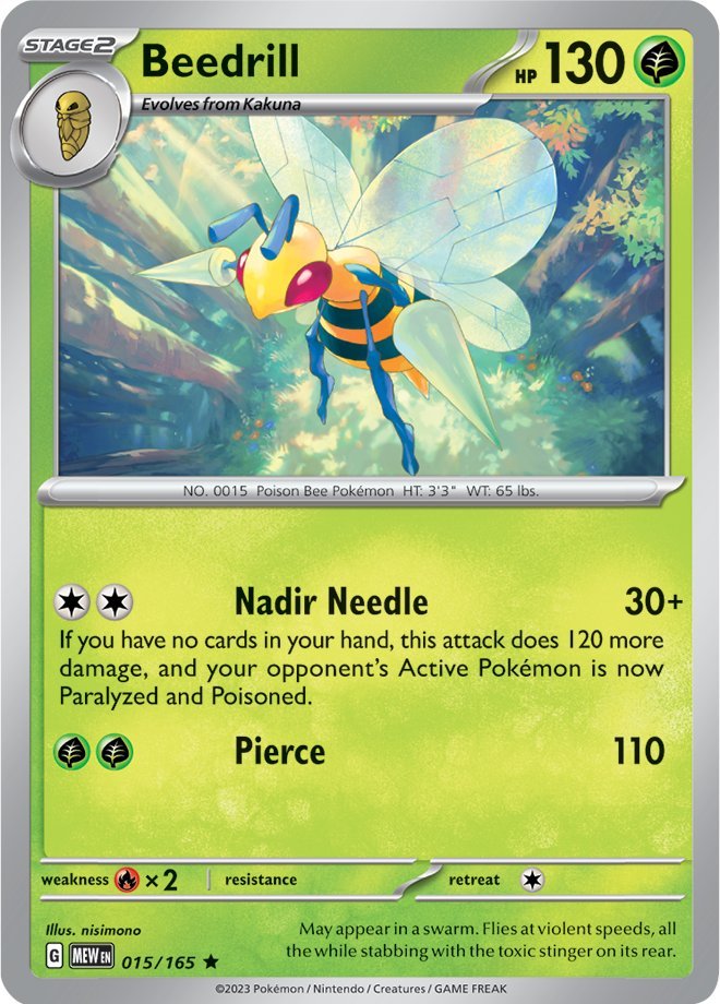 Beedrill (015/165) [Scarlet & Violet 151] | Eastridge Sports Cards & Games