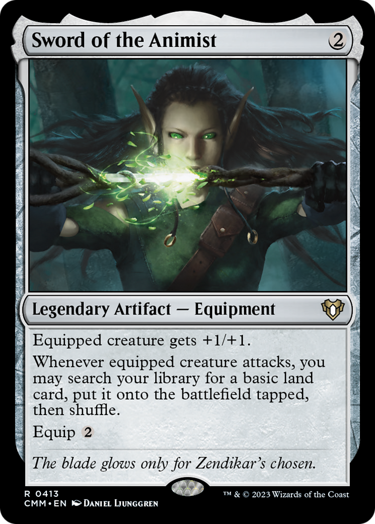 Sword of the Animist [Commander Masters] | Eastridge Sports Cards & Games