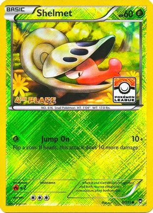 Shelmet (8/111) (League Promo 4th Place) [XY: Furious Fists]