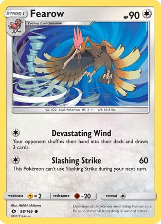 Fearow (98/149) [Sun & Moon: Base Set] | Eastridge Sports Cards & Games