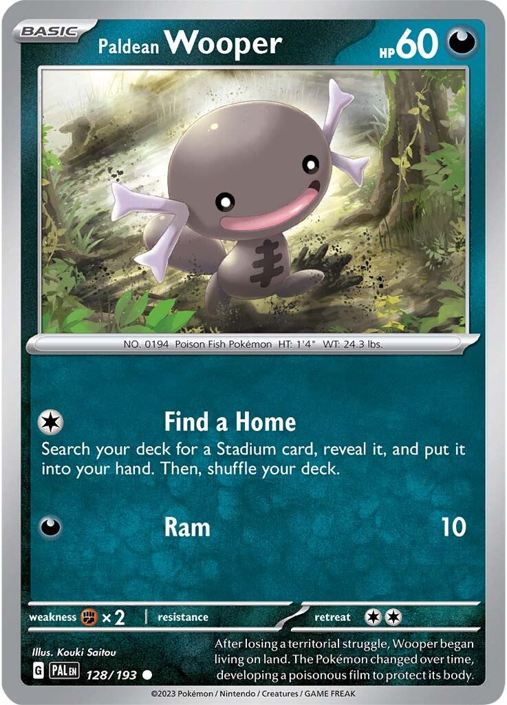 Paldean Wooper (128/193) [Scarlet & Violet: Paldea Evolved] | Eastridge Sports Cards & Games