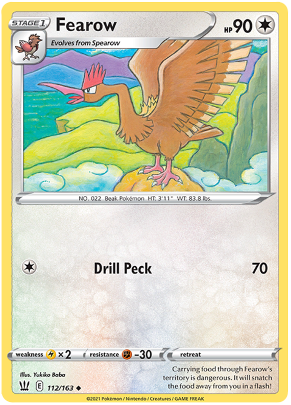 Fearow (112/163) [Sword & Shield: Battle Styles] | Eastridge Sports Cards & Games