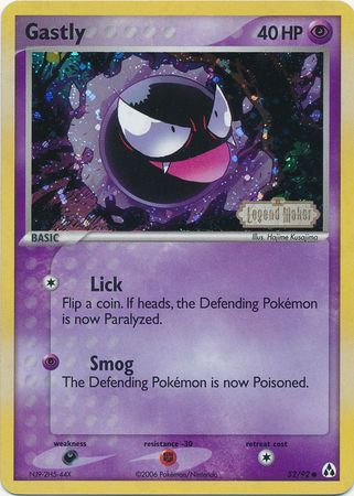 Gastly (52/92) (Stamped) [EX: Legend Maker] | Eastridge Sports Cards & Games