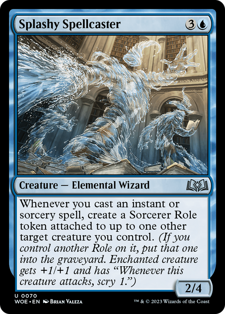 Splashy Spellcaster [Wilds of Eldraine] | Eastridge Sports Cards & Games